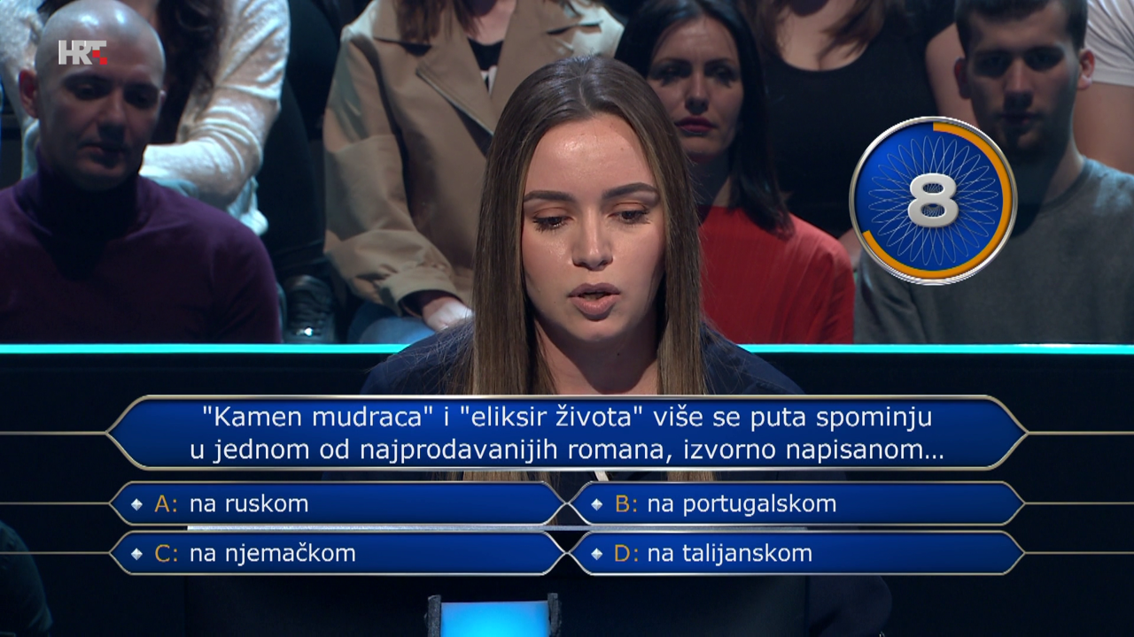 Silvija Iva Miličević, Foto: Tko želi biti milijunaš?/HRT