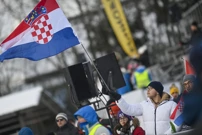 Hrvatski navijači u Kranjskoj Gori, Foto: Igor Soban/PIXSELL