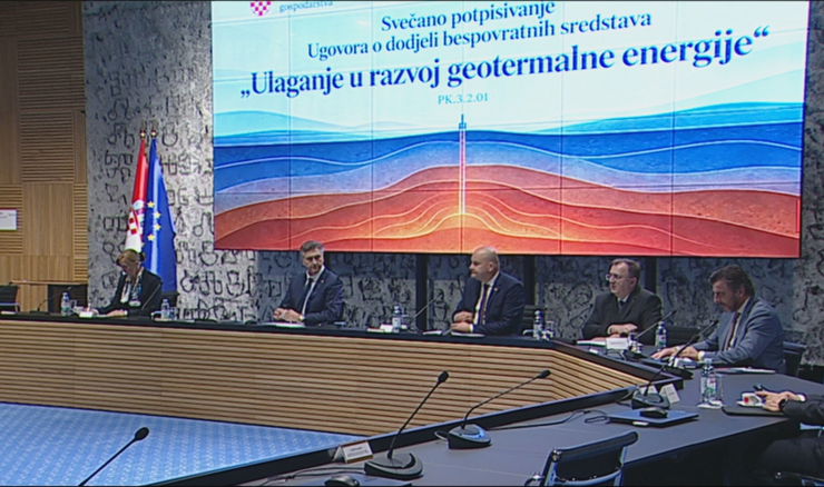 Potpisan Ugovor za projekt "Ulaganje u razvoj geotermalne energije"