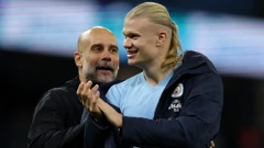 Pep Guardiola i Erling Haaland