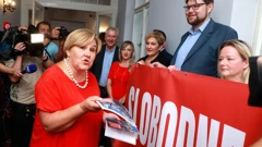 Prosvjed uoči okruglog stola