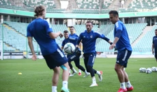 Trening nogometaša Dinama u Varšavi, Foto: Matija Habljak/PIXSELL