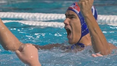 Slavlje vaterpolista Hrvatske