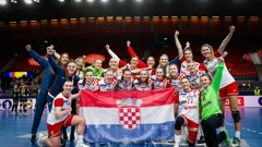 Slavlje hrvatskih rukometašica nakon pobjede protiv Crnogorki na SP-u