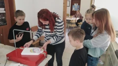 Ukrajinska djeca na radionici Tehničke kulture u Valpovu 