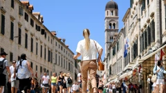 Turistas en Croacia