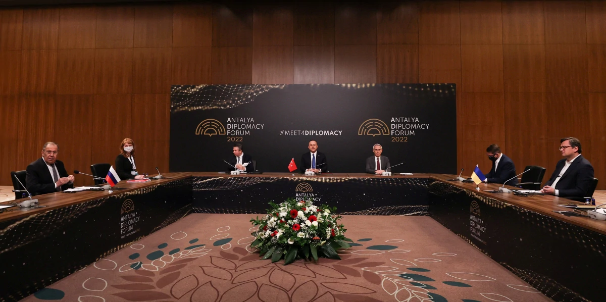 Sastanak Kulebe i Lavrova u Turskoj, Foto: Turkish Foreign Ministry/Handout via REUTERS