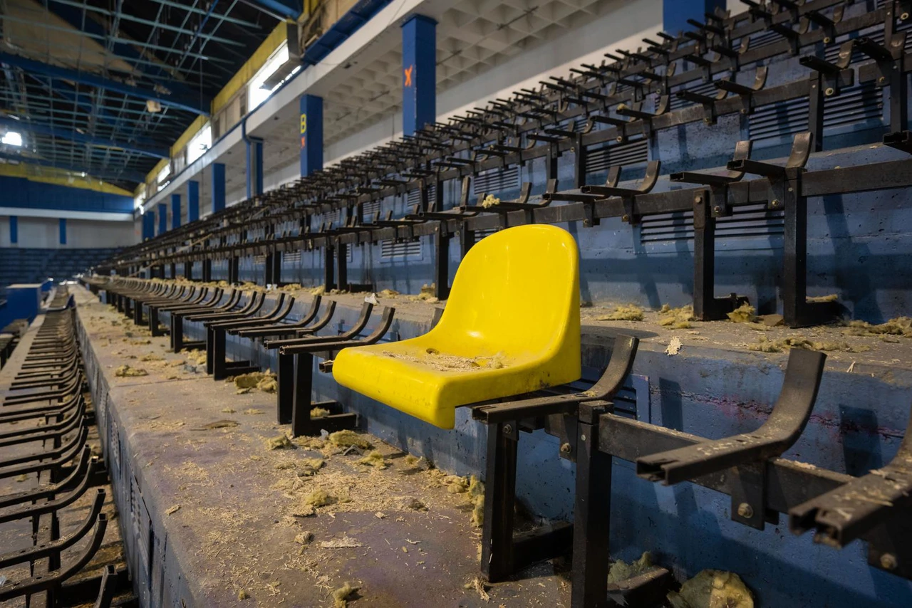 Radovi u Domu sportova  , Foto: Davor Puklavec/PIXSELL