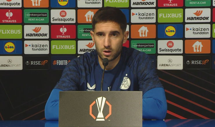 Luka Ivanušec uoči Anderlechta