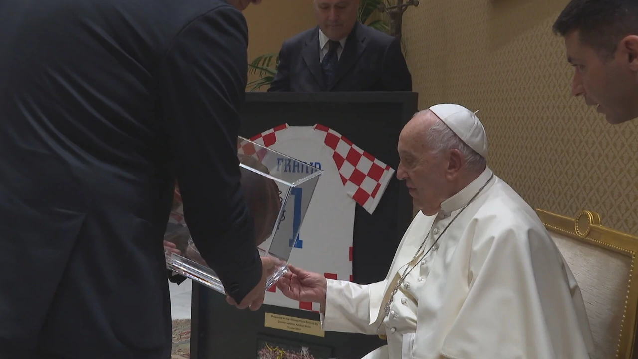 Vatreni na audijenciji kod Pape