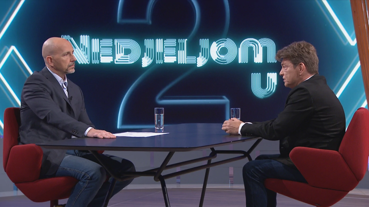 Dragan Bjelogrlić u emisiji "Nedjeljom u 2"
