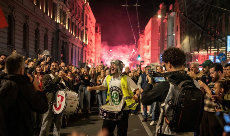 Tisuće studenata i građana u Beogradu uoči izbora