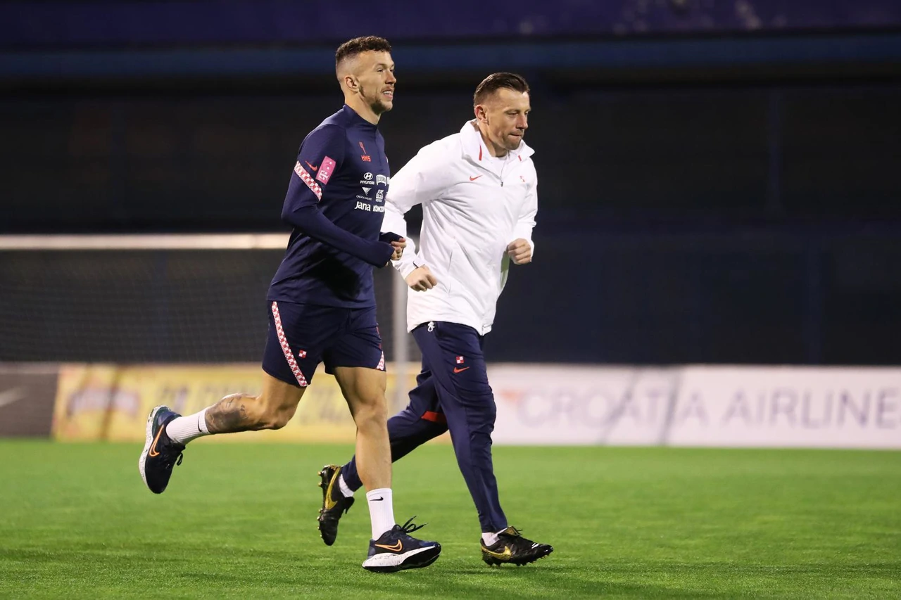 Ivan Perišić, Ivica Olić  , Foto: Luka Stanzl/PIXSELL