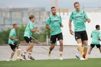 Zagrijavanje Hajdukovaca u Kranjčevićevoj, Foto: Luka Stanzl/PIXSELL