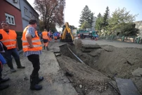 Poplava na Trešnjevci zbog puknuća vodovodne cijevi, Foto:  Igor Kralj /PIXSELL