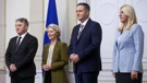 Ursula von der Leyen s članovima Predsjedništva BiH