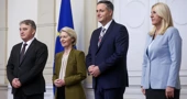 Ursula von der Leyen s članovima Predsjedništva BiH