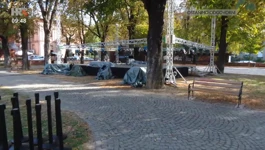 Pozornica na Mažuranićevu trgu, Zagreb