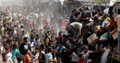 Palestinci preuzimaju humanitarnu pomoć, Khan Younis, 11. listopada