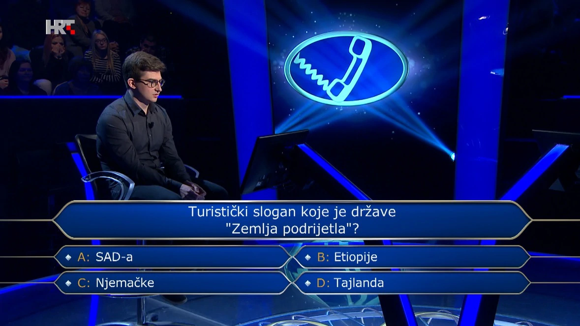 Borna Antončić, Foto: Tko želi biti milijunaš?/HRT