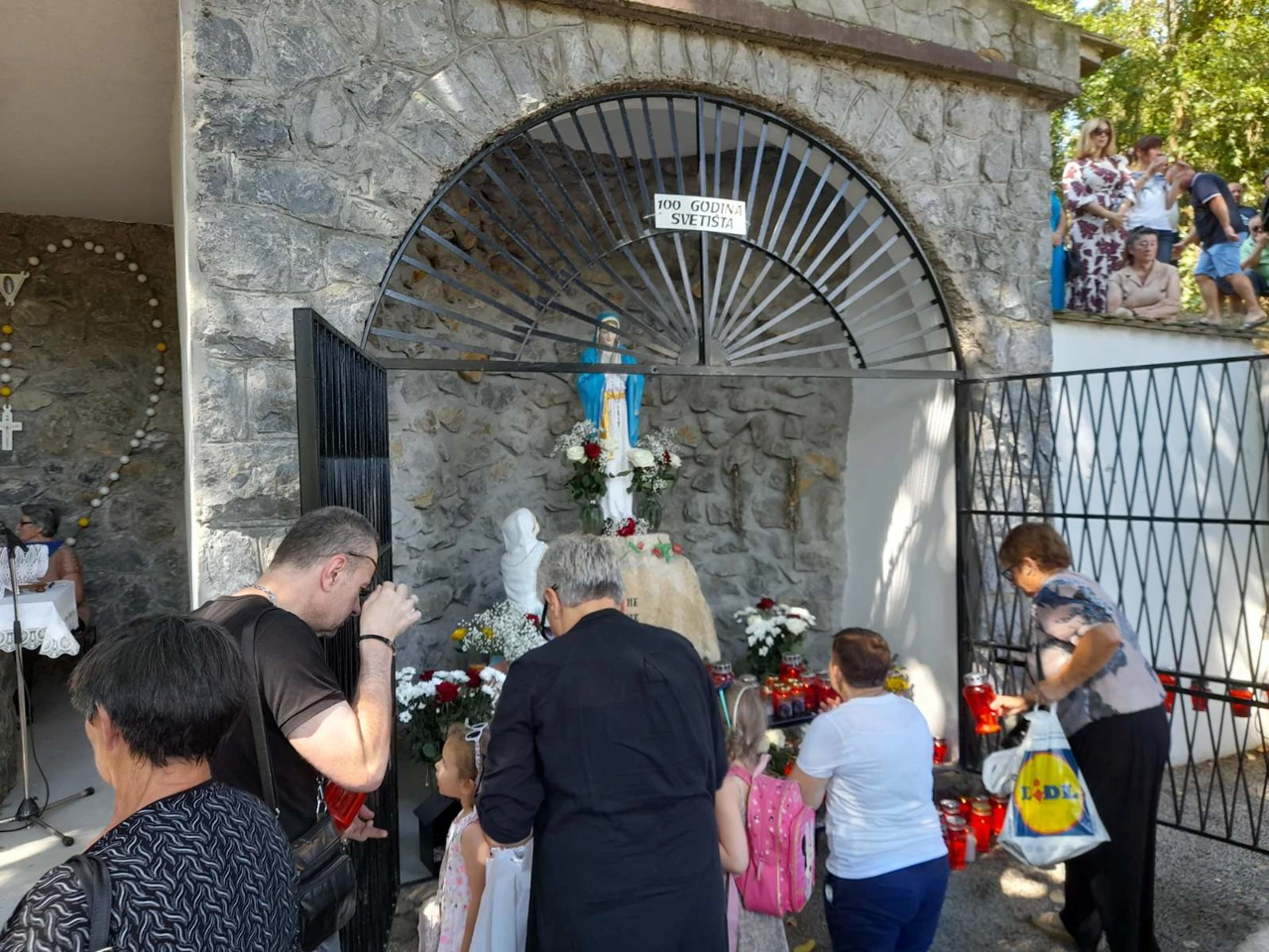 Velika Gospa u prošteništu Gospe Lurdske u Popovcu, Foto: Davor Magušić/Radio Osijek