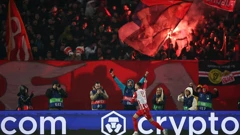 Slavlje Mirka Ivanića pred navijačima Crvene zvezde