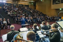 Jazz orkestar HRT-a u svečanoj dvorani Rektorata Sveučilišta, Foto: Branko Nađ/UNIZG