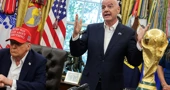 Donald Trump i Gianni Infantino u Ovalnom uredu