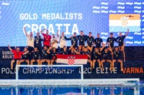 Slavlje hrvatskih vaterpolista, Foto: European Aquatics/HVS