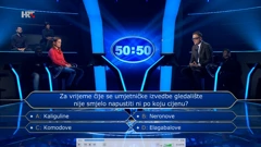 Kristina Kajinić, Foto: Tko želi biti milijunaš?/HRT