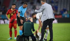 Leonardo Spinazzola na travi , Foto: Matthias Hangst/Pool via REUTERS