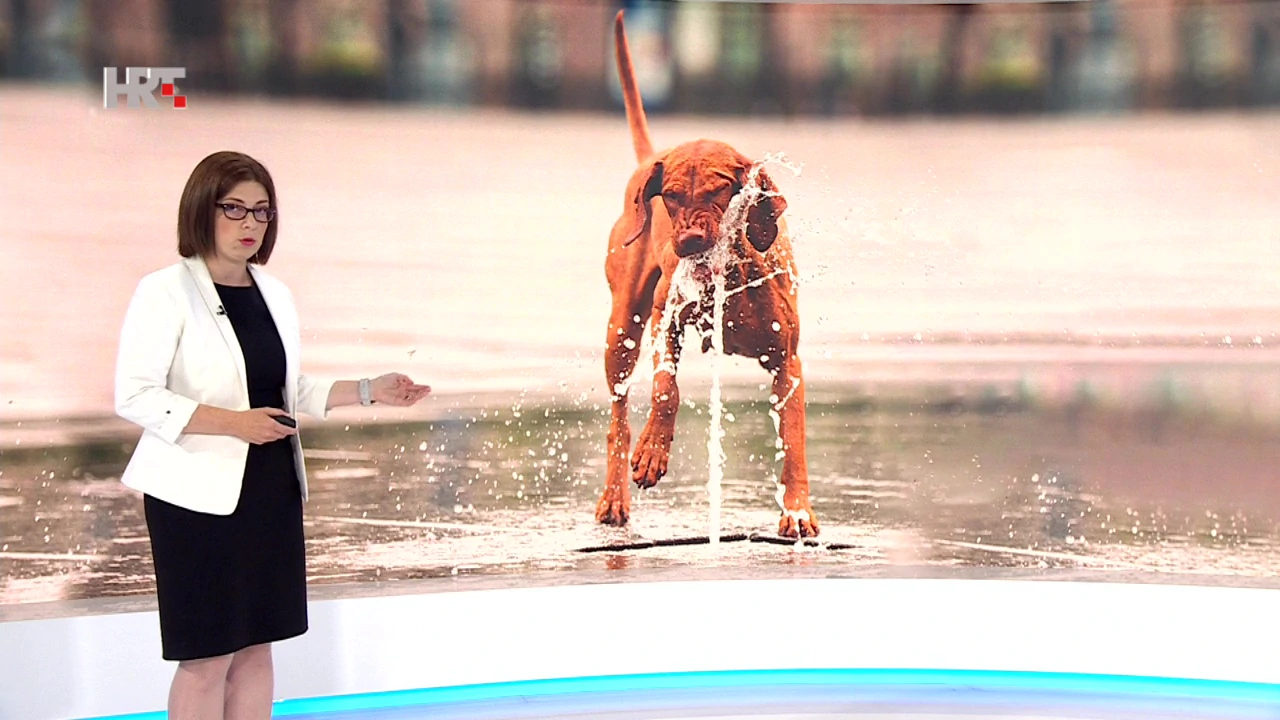 Kristina Klemenčić Novinc, dipl. ing., DHMZ/HRT, Foto: HTV/HRT