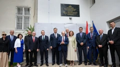 U dvorištu Matice hrvatske otkrivena spomen-ploča Zakonu o hrvatskom jeziku