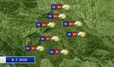 Vremenska prognoza, Foto: HRT/HTV