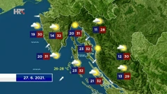 Prognoza vremena, Foto: HRT/HTV