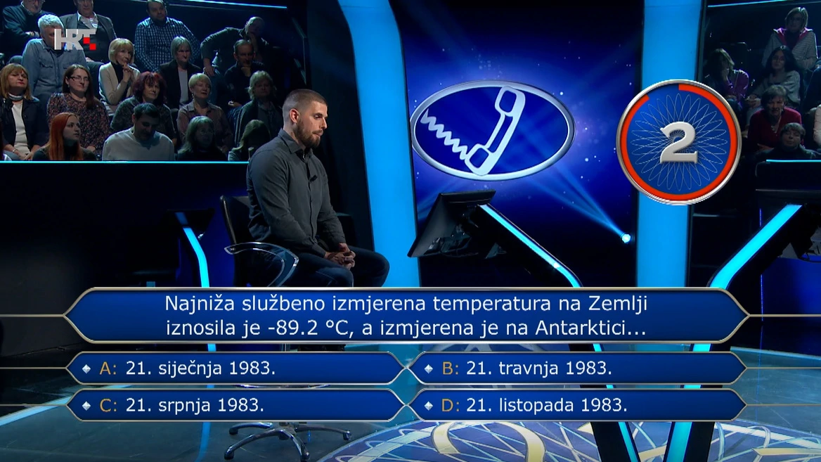 Bepo Vlajčević, Foto: Tko želi biti milijunaš?/HRT