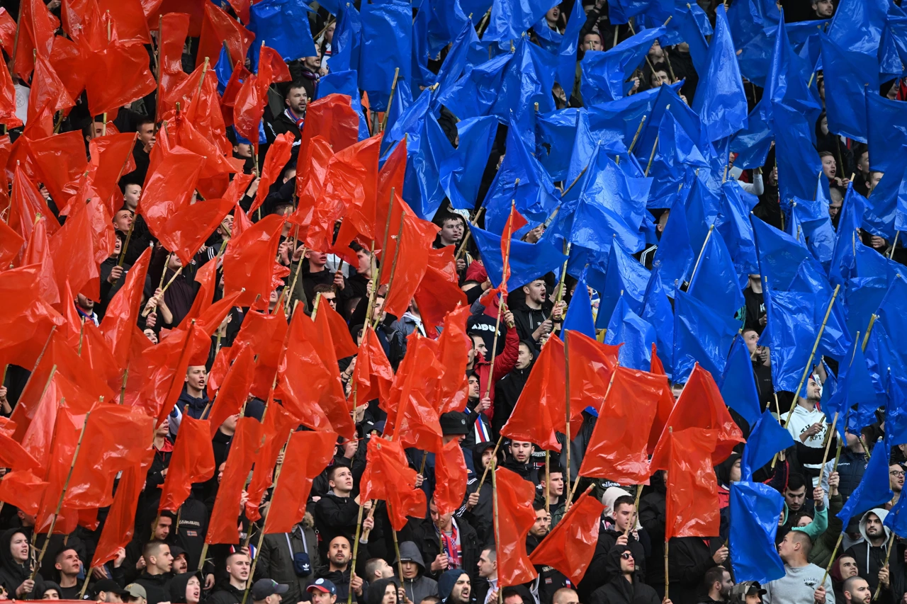 Torcida na utakmici Hajduk - Slaven Belupo, Foto: Ante Cizmic/CROPIX
