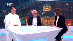 Ante Gavrić i Ante Mikić u HRT-ovom studiju