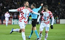 Andrej Kramarić slavi pogodak Latviji , Foto: Ante Čizmić/CROPIX