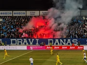 Bakljada prije utakmice na tribinama Gradskog vrta, Foto: Krunoslav Inhof/Radio Osijek