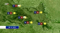 Prognoza vremena, Foto: HRT/HTV