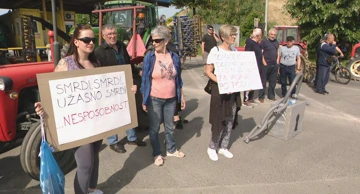 Prosvjed građana na Jakuševcu