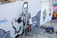 Mural posvećen Arsenu Dediću, Foto: Dusko Jaramaz/Pixsell 