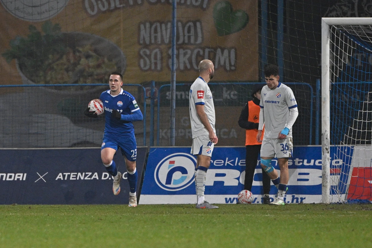 Igor Lepinjica nakon pogotka , Foto: Damir Krajac /CROPIX