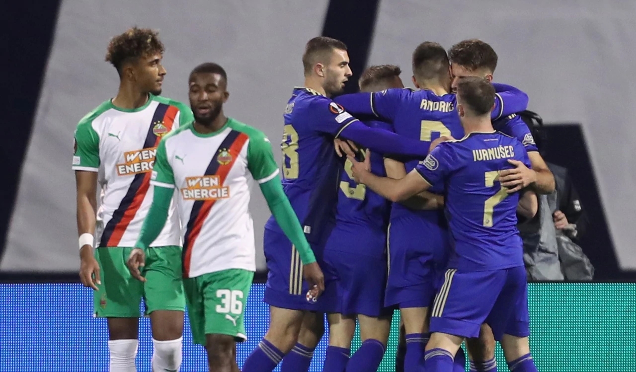 Slavlje Dinama nakon izjednačenja, Foto: Antonio Bronic/REUTERS