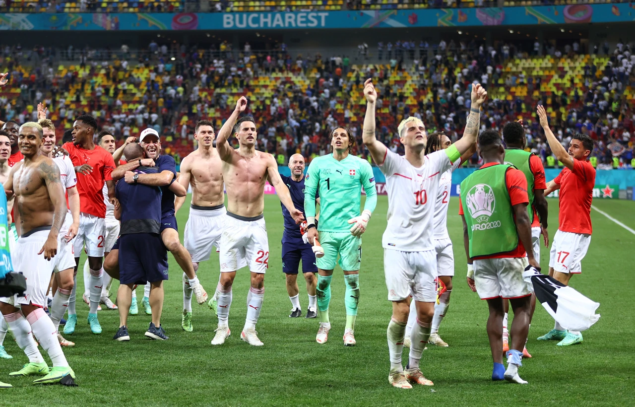 Slavlje Švicaraca, Foto: Marko Djurica/REUTERS