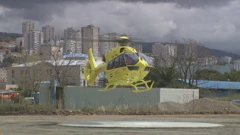 Helikopter hitne medicinske pomoći stiže u Rijeku, Foto: HTV/HRT