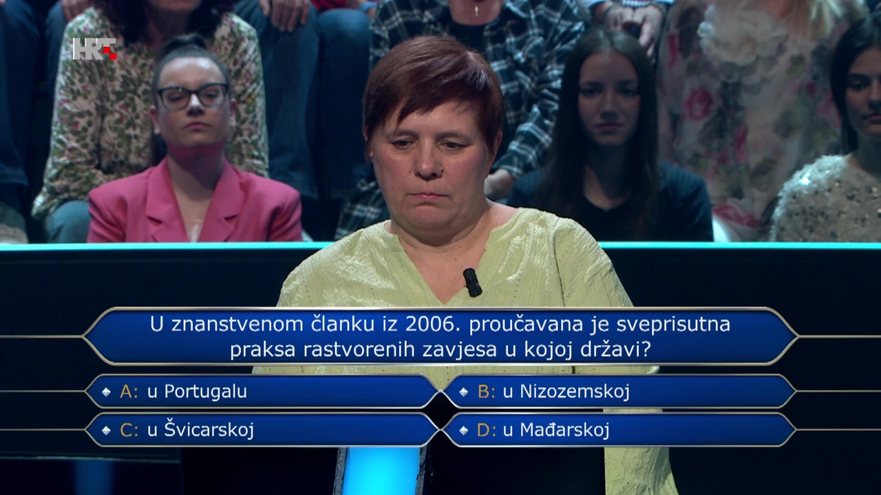Emiljana Vozila Mohorović, Foto: Tko želi biti milijunaš?/HRT