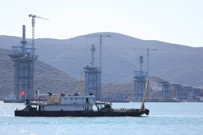 Pelješki most spaja se s kopnom, Foto: Ivo Cagalj/PIXSELL