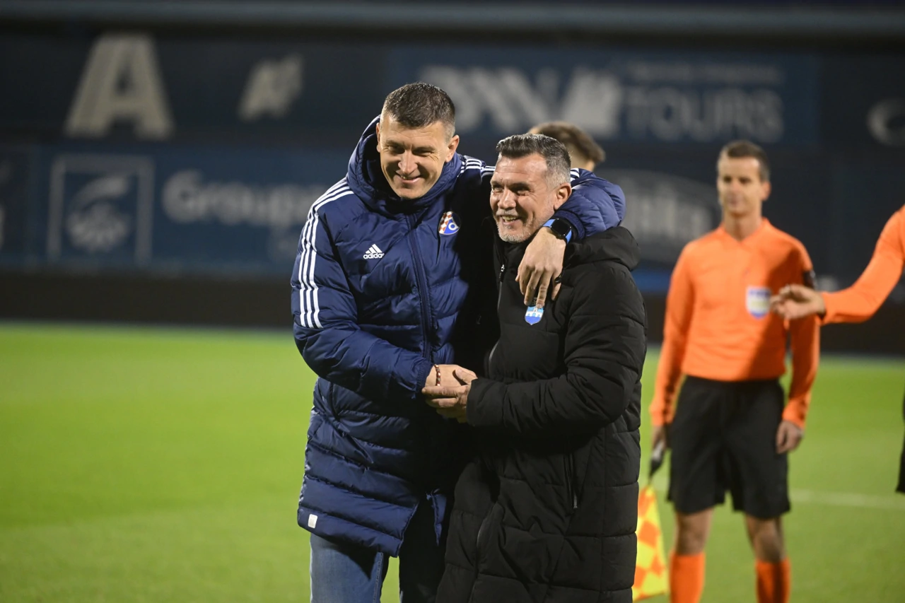 Sergej Jakirović i Zoran Zekić uoči utakmice, Foto: Goran Mehkek /CROPIX